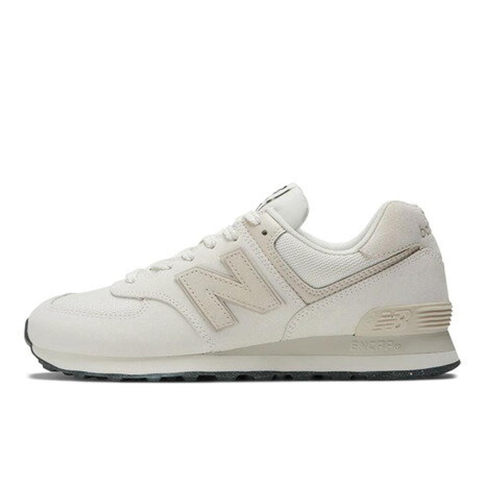 ニューバランス（new balance）（レディース）スニーカー 574 OF2 オフホワイト U574OF2D スポーツ タウン シューズ スエード 普段履き カジュアル 登校 通勤