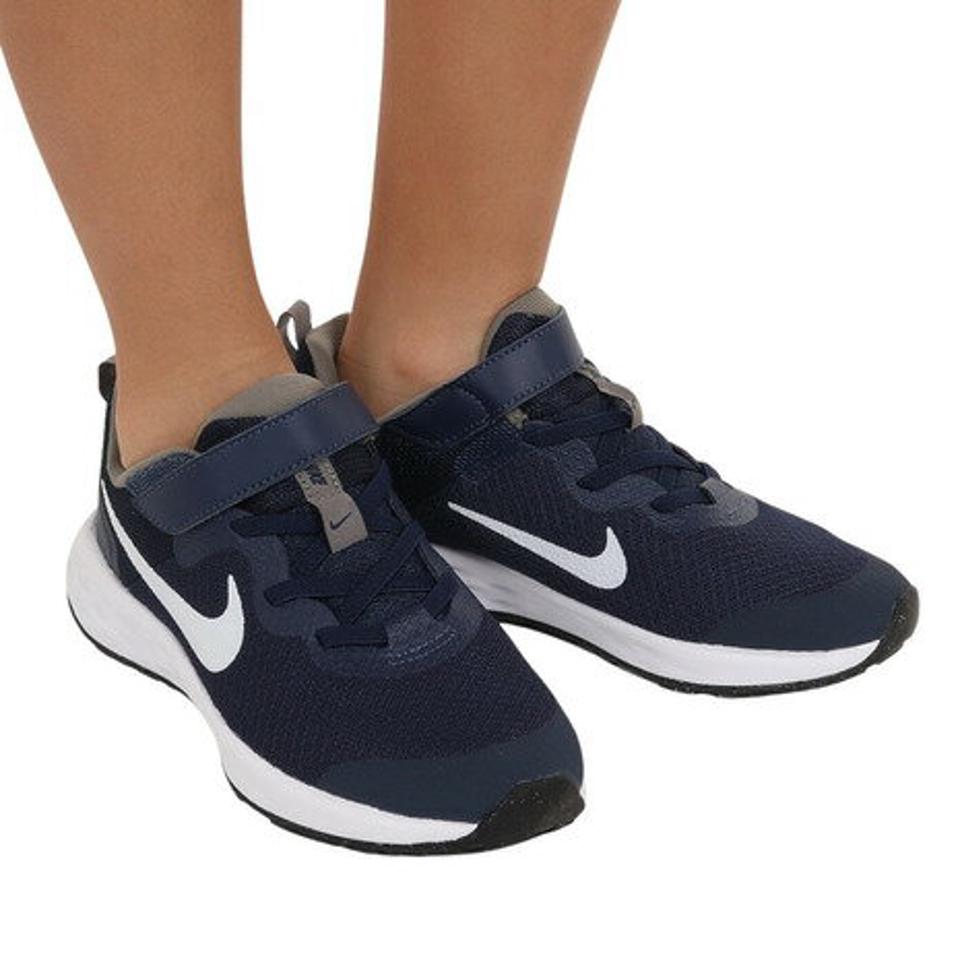 ナイキ（NIKE）（キッズ）ジュニア スニーカー 青 DD1095-400 レボリューション 6 NN PSV ブルー