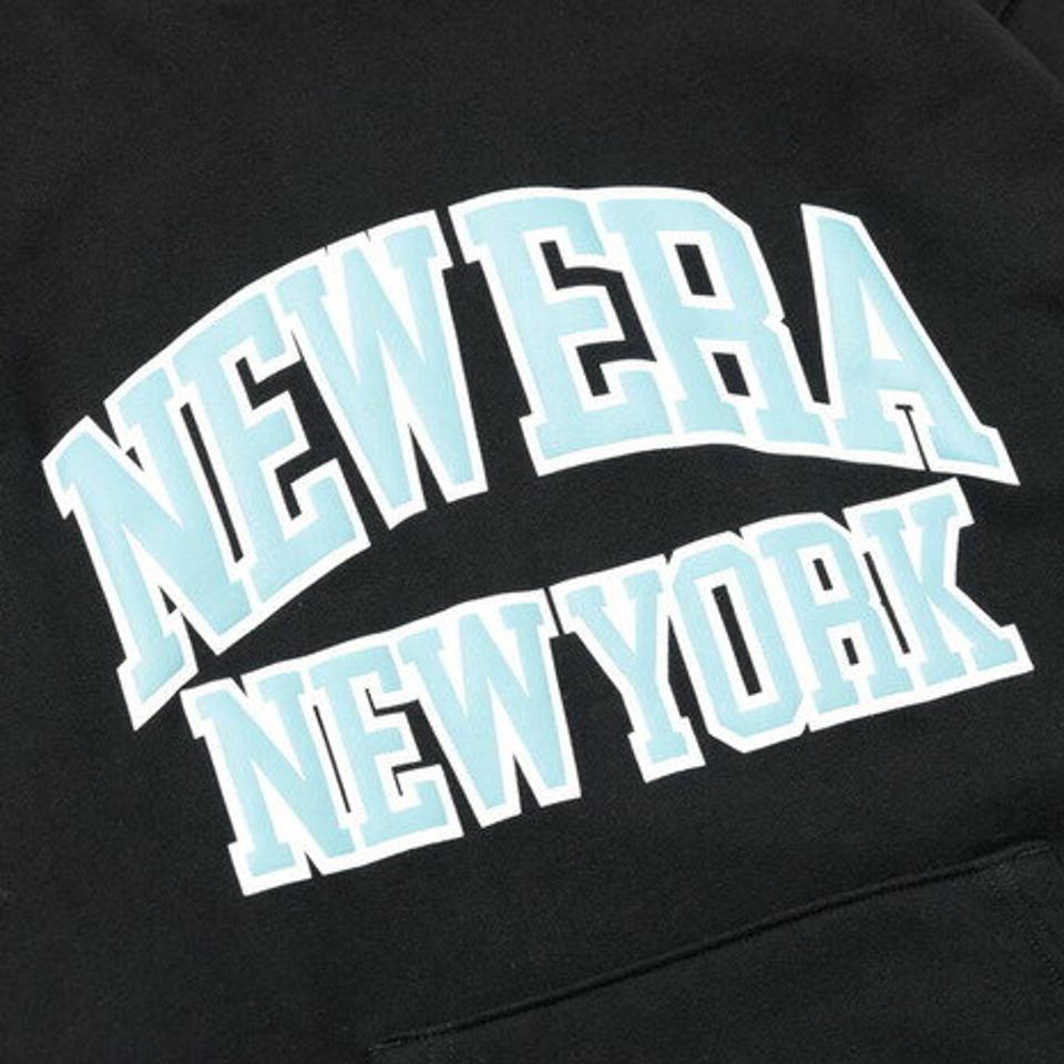 ニューエラ（NEW ERA）（メンズ）裏毛 オーバーサイズド プルオーバーフーディー Classic College カレッジロゴ ブラック 13330910