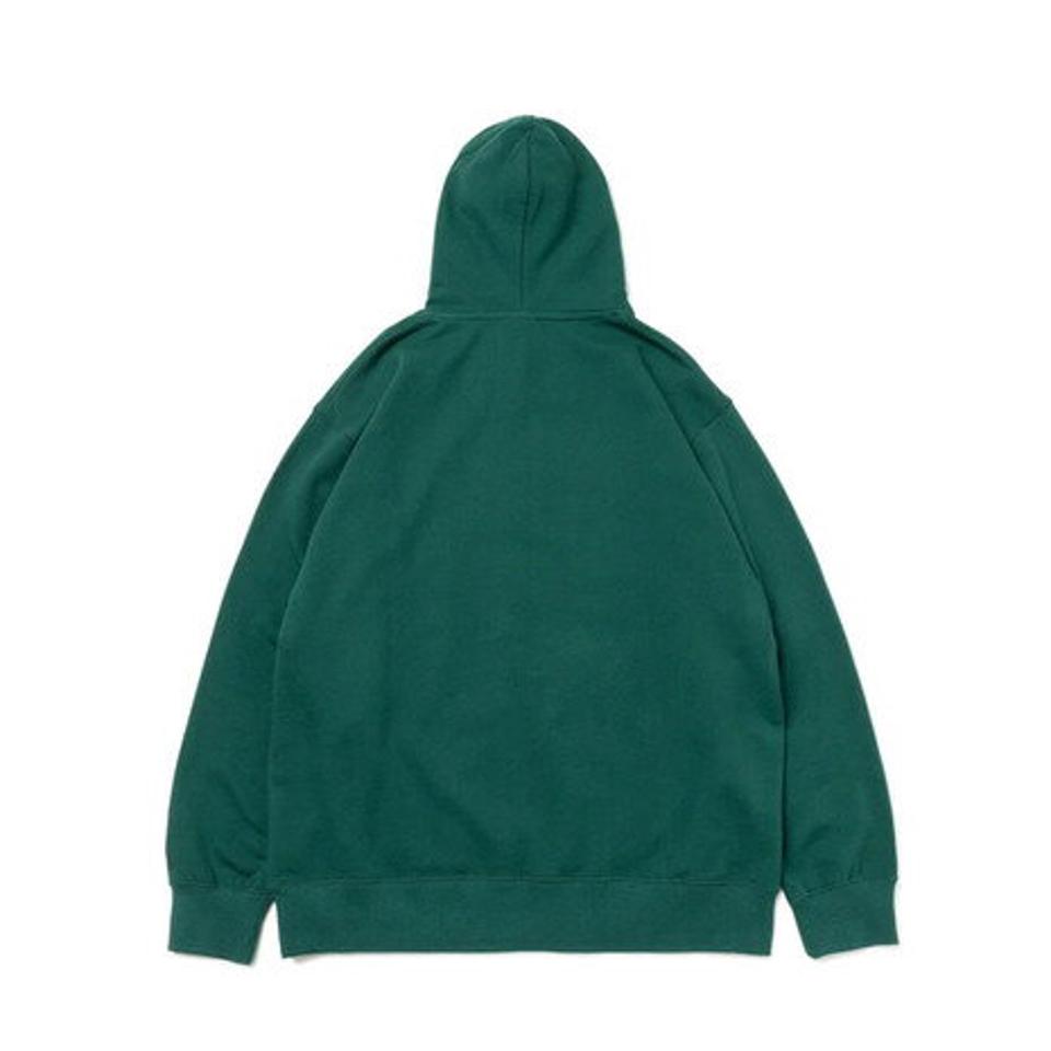 【10％OFFクーポン! 23日迄】ニューエラ（NEW ERA）（メンズ）裏毛 オーバーサイズド プルオーバーフーディー Classic College カレッジロゴ ダークグリーン 13330909