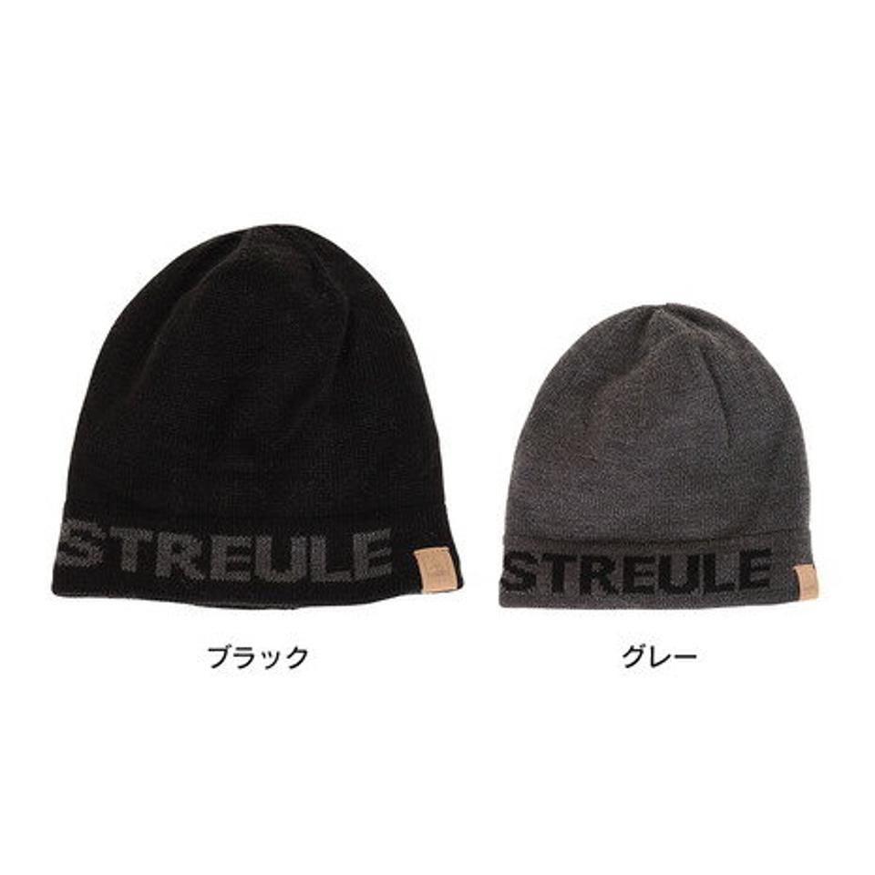 【2/5 24h限定 エントリー＆対象4店舗買い回りで最大P10倍！】シュトロイレ（STREULE）（メンズ、レディース）ロゴ ニットキャップ ST22FB0038 ビーニー 秋冬 スキー スノボー 防寒