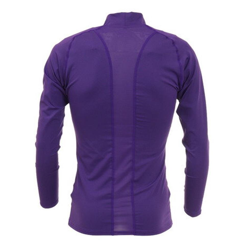 デュアリグ（DUARIG）（メンズ）サッカーウェア ドライプラス抗菌ストレッチハイネック長袖Tシャツ 741D1ES5708 PUL