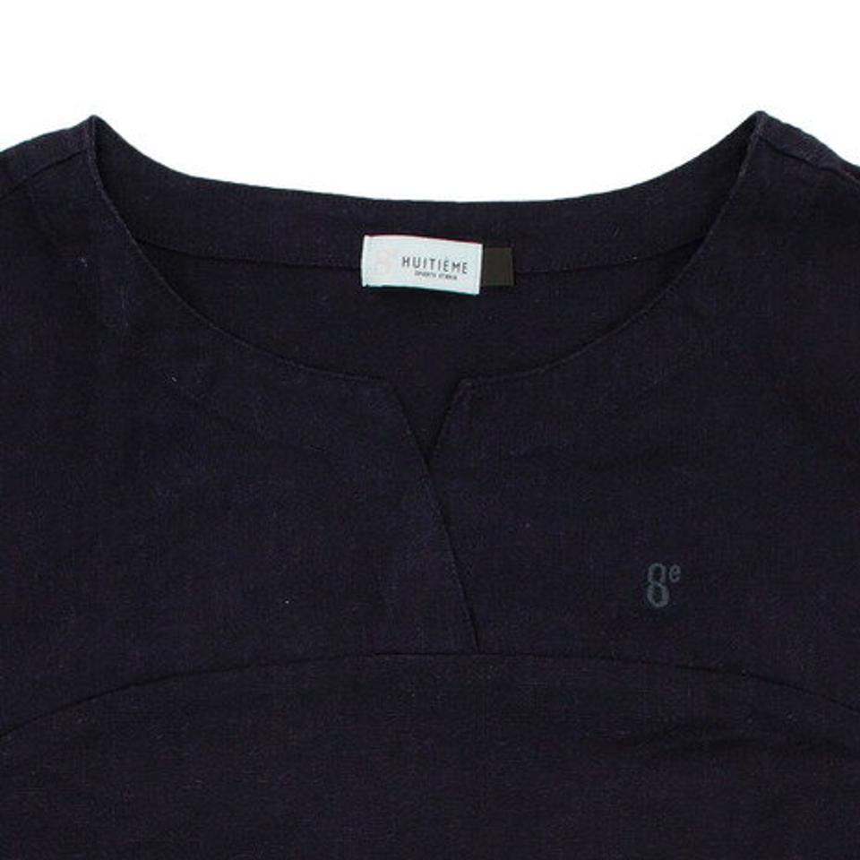 ウィッテム（HUITIEME）（レディース）LINEN KEY NECK プルオーバー HU20SNS864209NVY