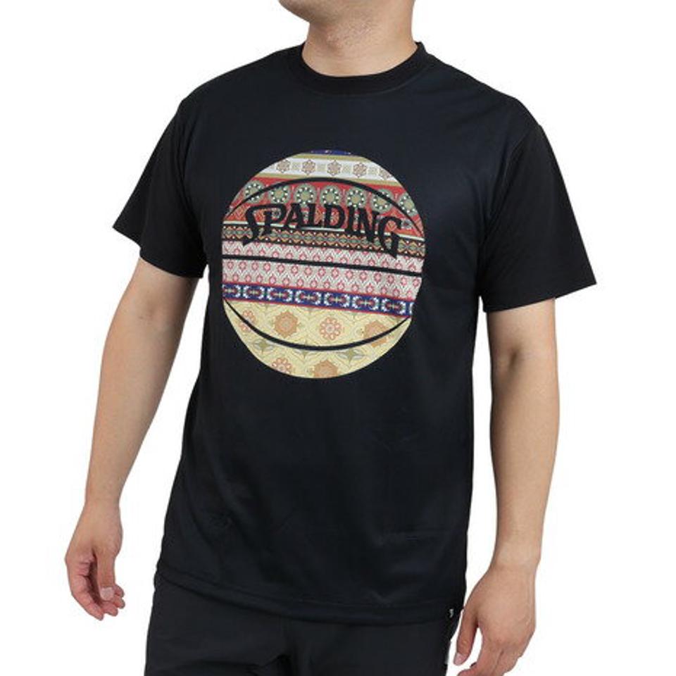 スポルディング（SPALDING）（メンズ）バスケットボールウェア Tシャツ ボヘミアンボール SMT22108