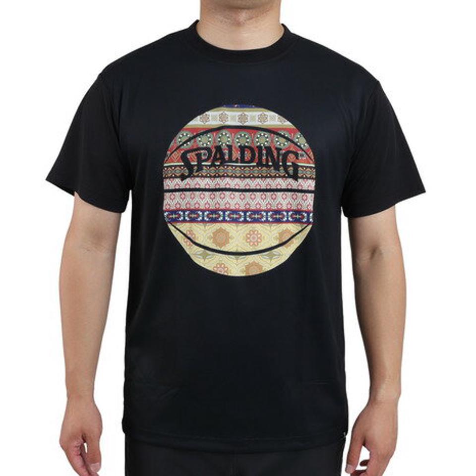 スポルディング（SPALDING）（メンズ）バスケットボールウェア Tシャツ ボヘミアンボール SMT22108