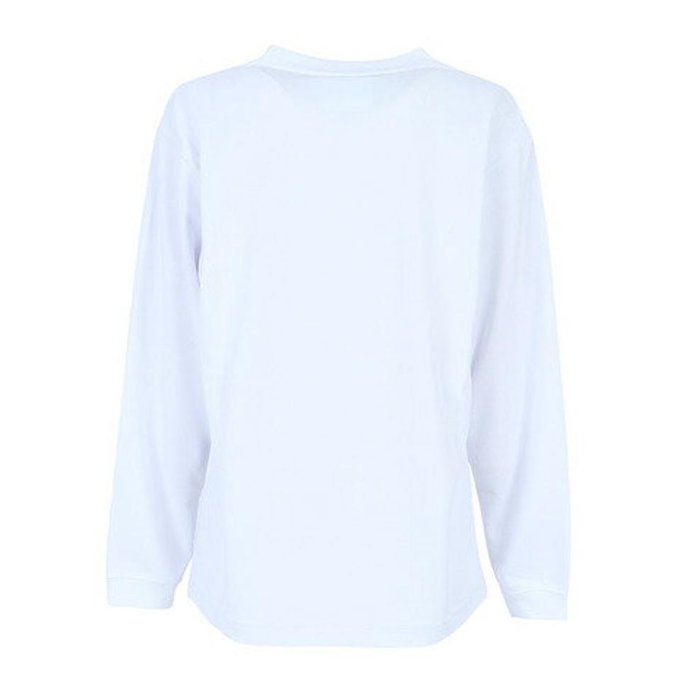 スポルディング（SPALDING）（キッズ）バスケットボールウェア UVカット ロンT ロングスリーブ Tシャツ レイヤーロゴ SJT22170WH