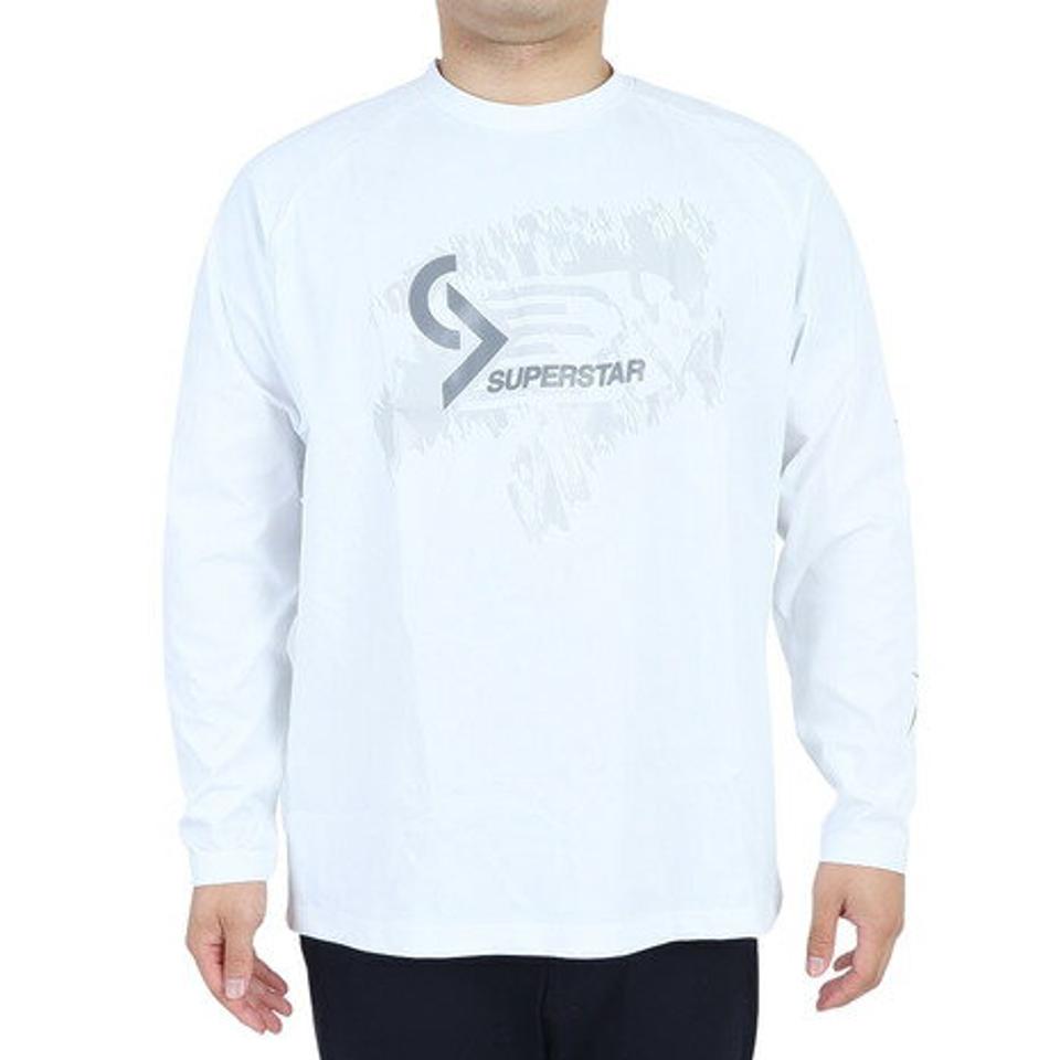 ミズノ（MIZUNO）（メンズ）バスケットボールウェア ロンT SUPERSTAR 長袖Tシャツ 32JAS266