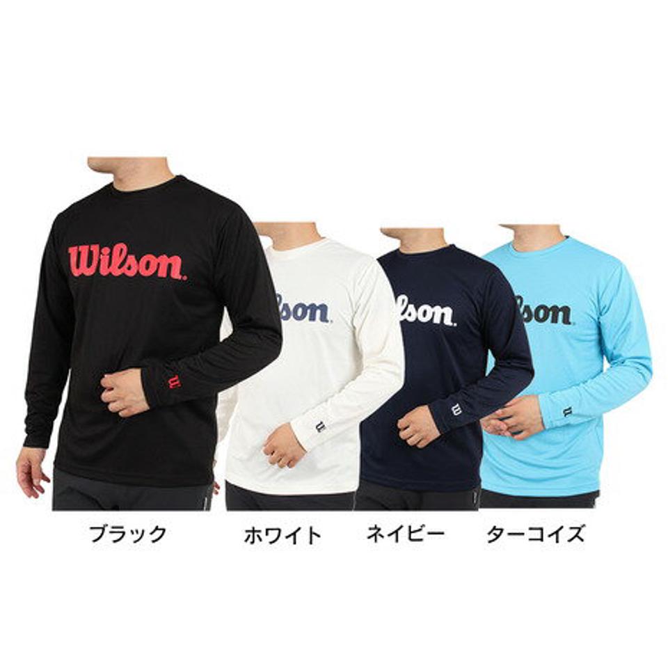 【3点10%OFFクーポン対象！2/15まで】ウイルソン（Wilson）（メンズ）テニスウェア Wilson長袖スタンダードTシャツ 442205