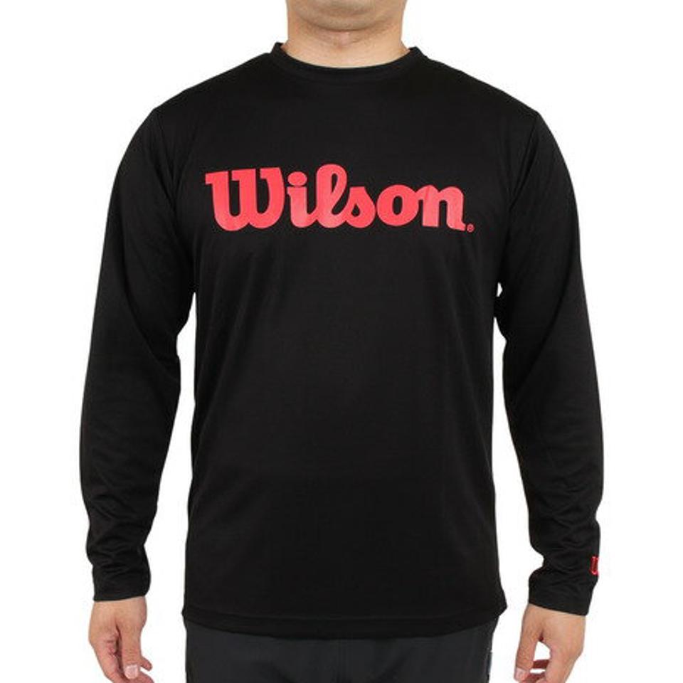 【3点10%OFFクーポン対象！2/15まで】ウイルソン（Wilson）（メンズ）テニスウェア Wilson長袖スタンダードTシャツ 442205