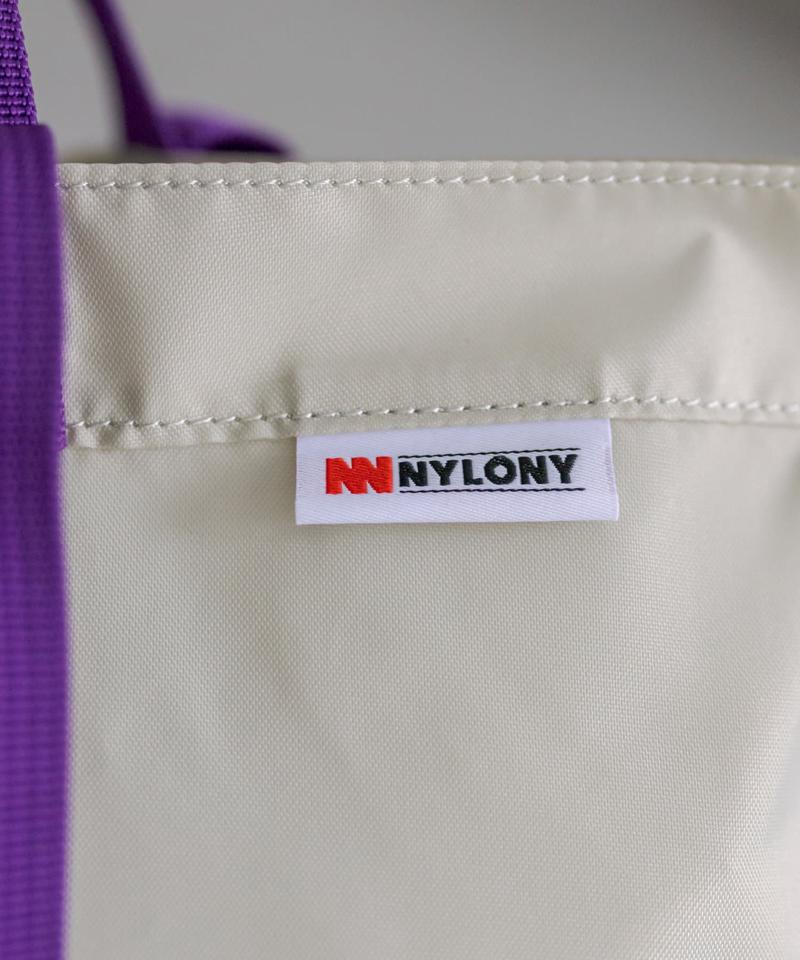 NYLONY コントラストツーハンドルトート S