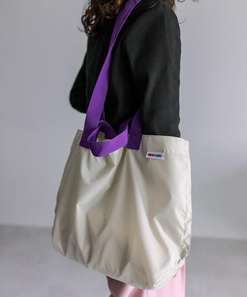 NYLONY コントラストツーハンドルトート S
