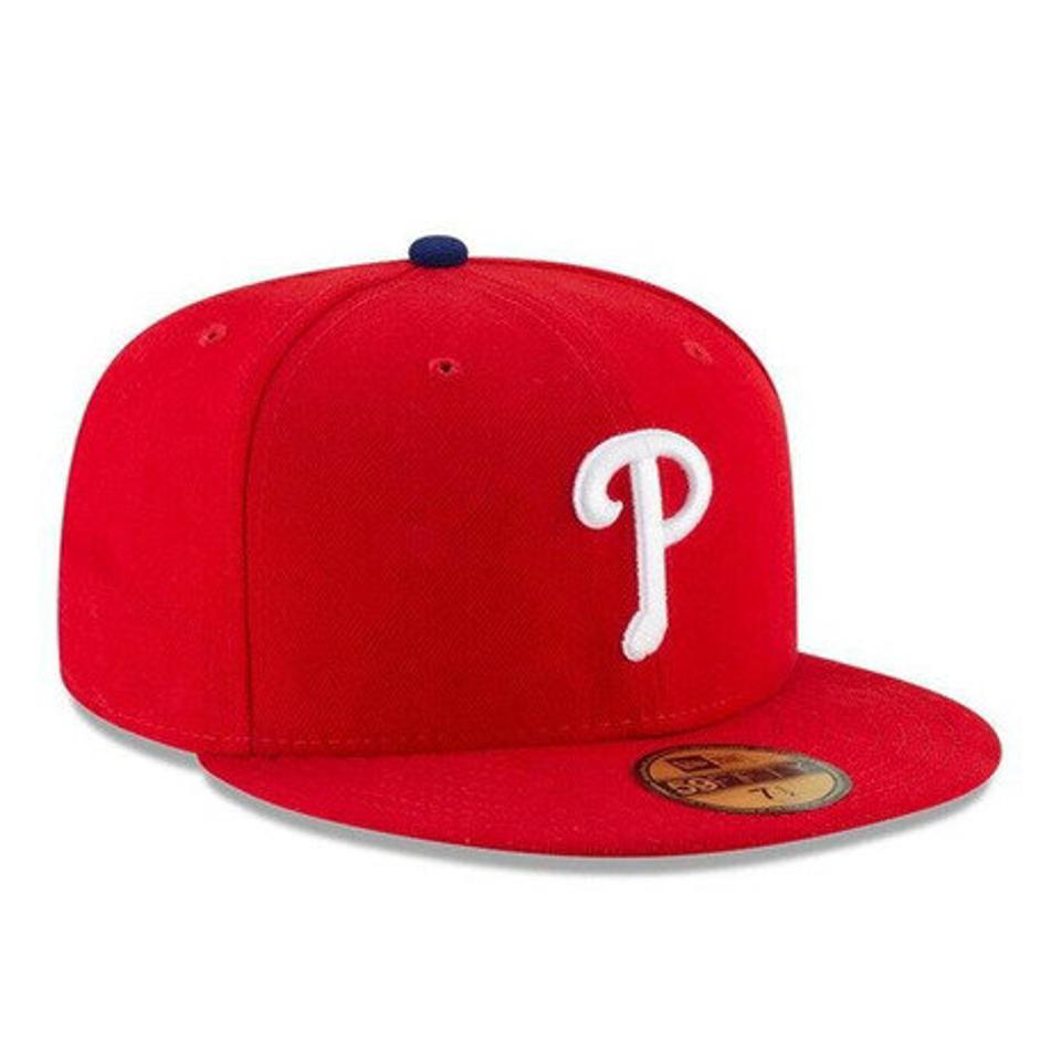 ニューエラ（NEW ERA）（メンズ、レディース）キャップ 59FIFTY MLBオンフィールド フィラデルフィア・フィリーズ ゲーム 11449351