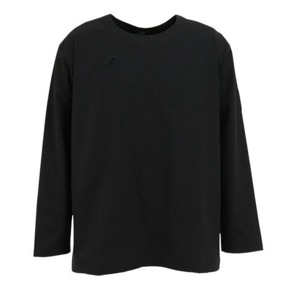 ニューバランス（new balance）（メンズ）サッカーウェア プレミアコレクションストレッチウーブントップ 長袖シャツ AMT35234BK