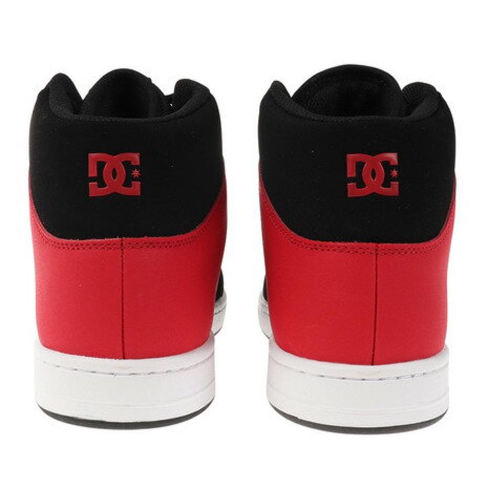 ディーシー・シュー（DC SHOE）（メンズ）スニーカー マンテカ 4 ハイ 23SP ブラック レッド DM231001BLR カジュアル ボーダー シューズ ハイカット タウン