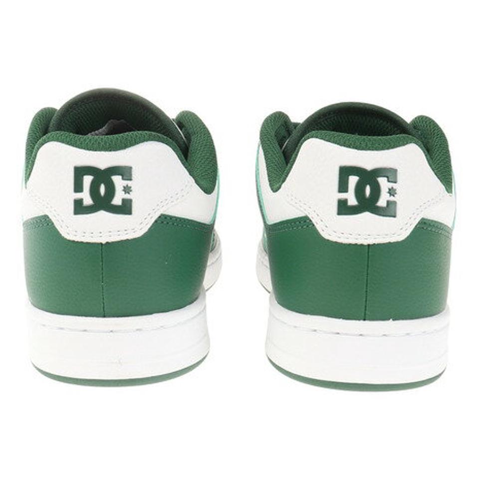 ディーシー・シュー（DC SHOE）（メンズ）スニーカー マンテカ 4 SN 23SP ホワイト グリーン DM231005WGN カジュアル ボーダー シューズ タウン 普段履き