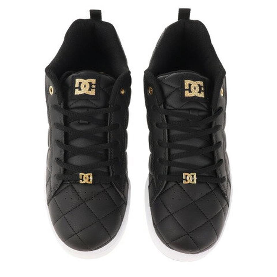 ディーシー・シュー（DC SHOE）（メンズ）スニーカー アライアンス SE SN 23SP ブラック DM231028201 カジュアル ボーダー シューズ キルティング タウン