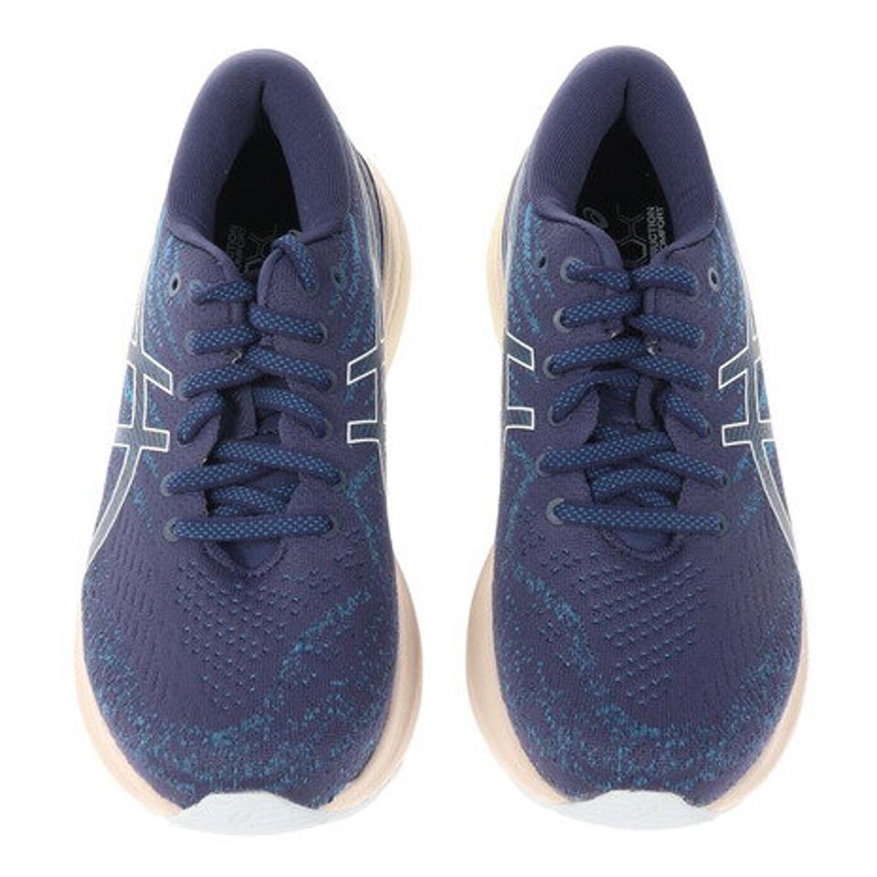 アシックス（ASICS）（レディース）ランニングシューズ ゲルカヤノ 29 GEL-KAYANO 29 ネイビー 1012B272.403 スニーカー 厚底 プレート ジョギング 軽量 駅伝