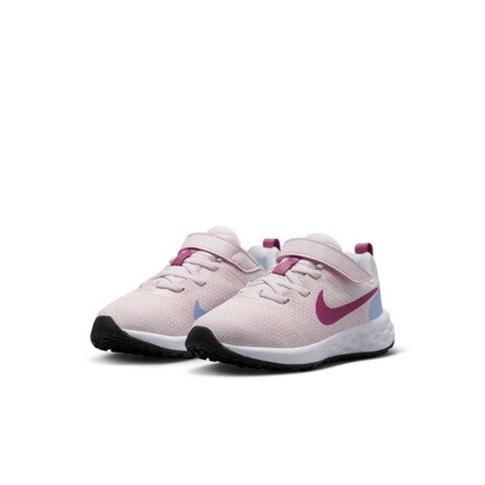 ナイキ（NIKE）（キッズ）ジュニア スポーツシューズ レボリューション 6 NN PSV ピンク DD1095-600 スニーカー ベルクロ ベルト付き マジックテープ 軽量