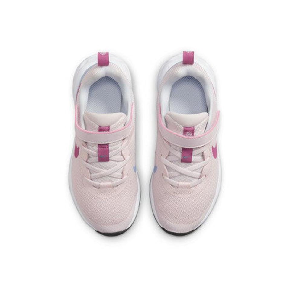 ナイキ（NIKE）（キッズ）ジュニア スポーツシューズ レボリューション 6 NN PSV ピンク DD1095-600 スニーカー ベルクロ ベルト付き マジックテープ 軽量