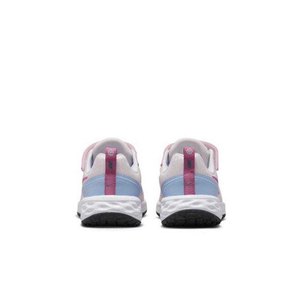 ナイキ（NIKE）（キッズ）ジュニア スポーツシューズ レボリューション 6 NN PSV ピンク DD1095-600 スニーカー ベルクロ ベルト付き マジックテープ 軽量