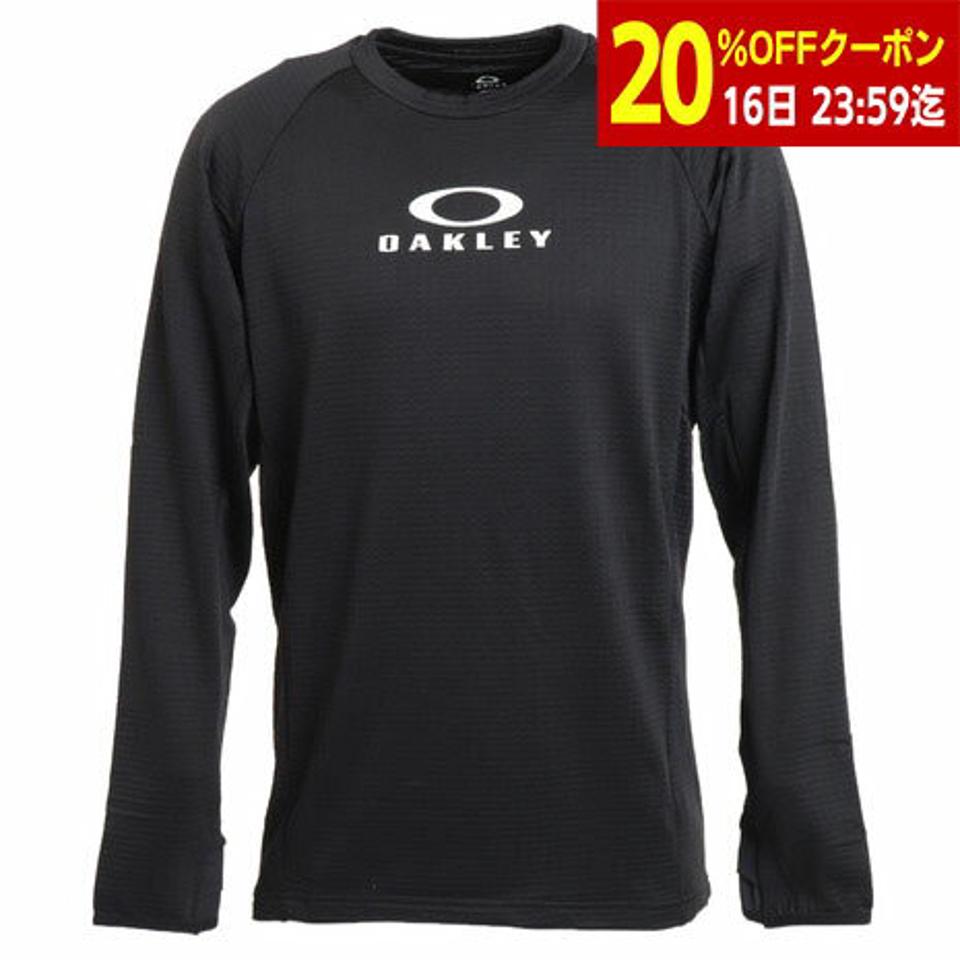 【2/25〜2/26 48h限定 エントリー＆対象4店舗買い回りで最大P10倍！】オークリー（OAKLEY）（メンズ）Enhance LS Grid Crew 2.7 長袖Tシャツ FOA404171-02E 吸汗