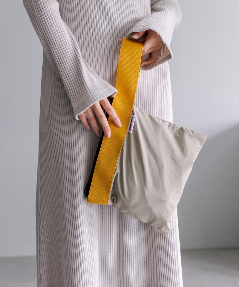 NYLONY コントラストワンハンドバッグ