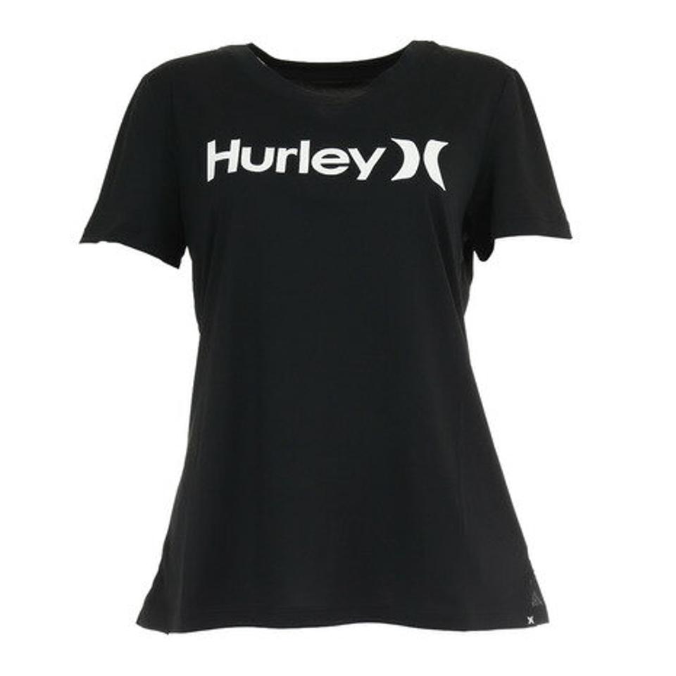 ハーレー（HURLEY）（レディース）マリン ラッシュガード QD ONE&ONLY 半袖Tシャツ GKSSLY93-010 UVカット 水陸両用 紫外線対策