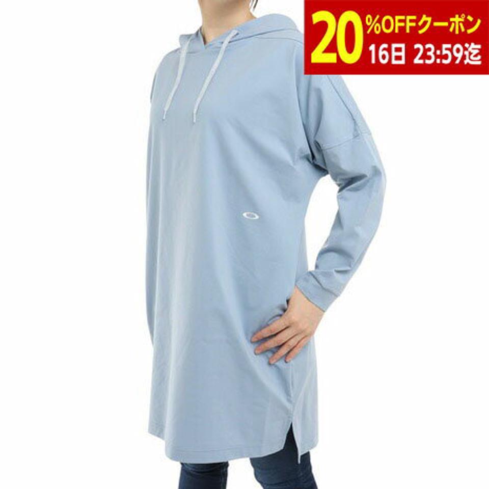 【2/25〜2/26 48h限定 エントリー&対象4店舗買い回りで最大P10倍!】オークリー(OAKLEY)(レディース)プルオーバー パーカー ロング Radiant Hoodie One-Piece 4.0 FOA500371-6BR 吸汗
