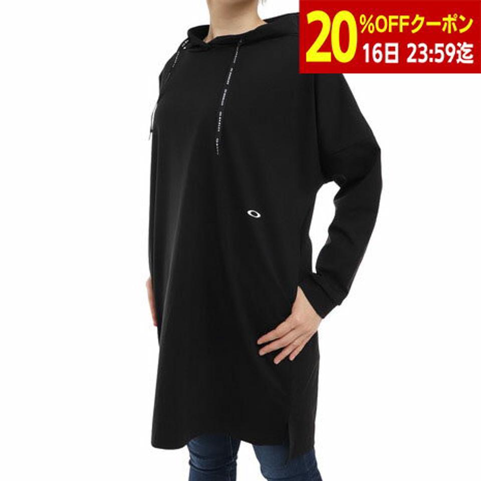【2/25〜2/26 48h限定 エントリー&対象4店舗買い回りで最大P10倍!】オークリー(OAKLEY)(レディース)プルオーバー パーカー ロング Radiant Hoodie One-Piece 4.0FOA500371-02E 吸汗