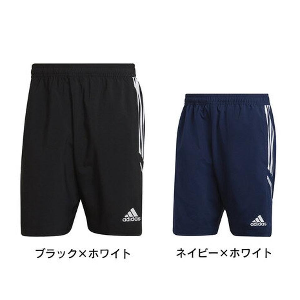 【20％OFFクーポン！3/26まで】アディダス（adidas）（メンズ）ジャージ パンツ トレーニングウェア Condivo 22 ウーブンショーツ KMG09 ハーフパンツ サッカー フットサル