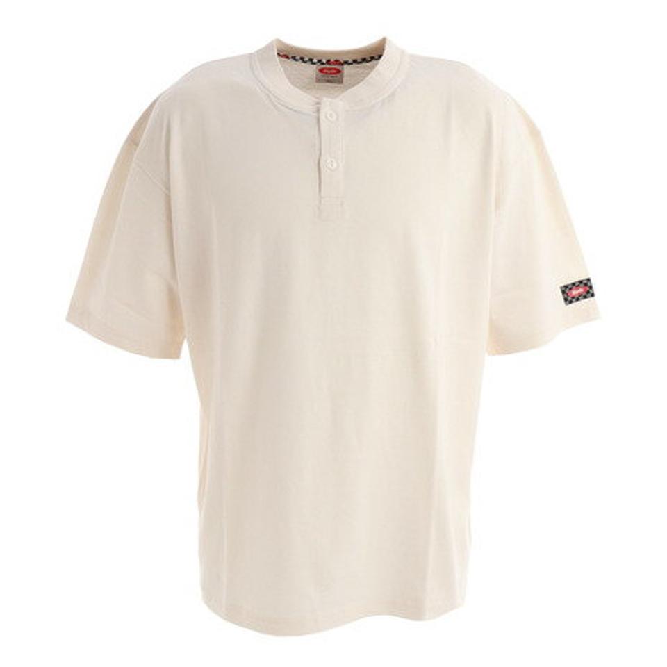 スライド(SLYDE)(メンズ)ヘンリーネック半袖Tシャツ LYM018-OWHT