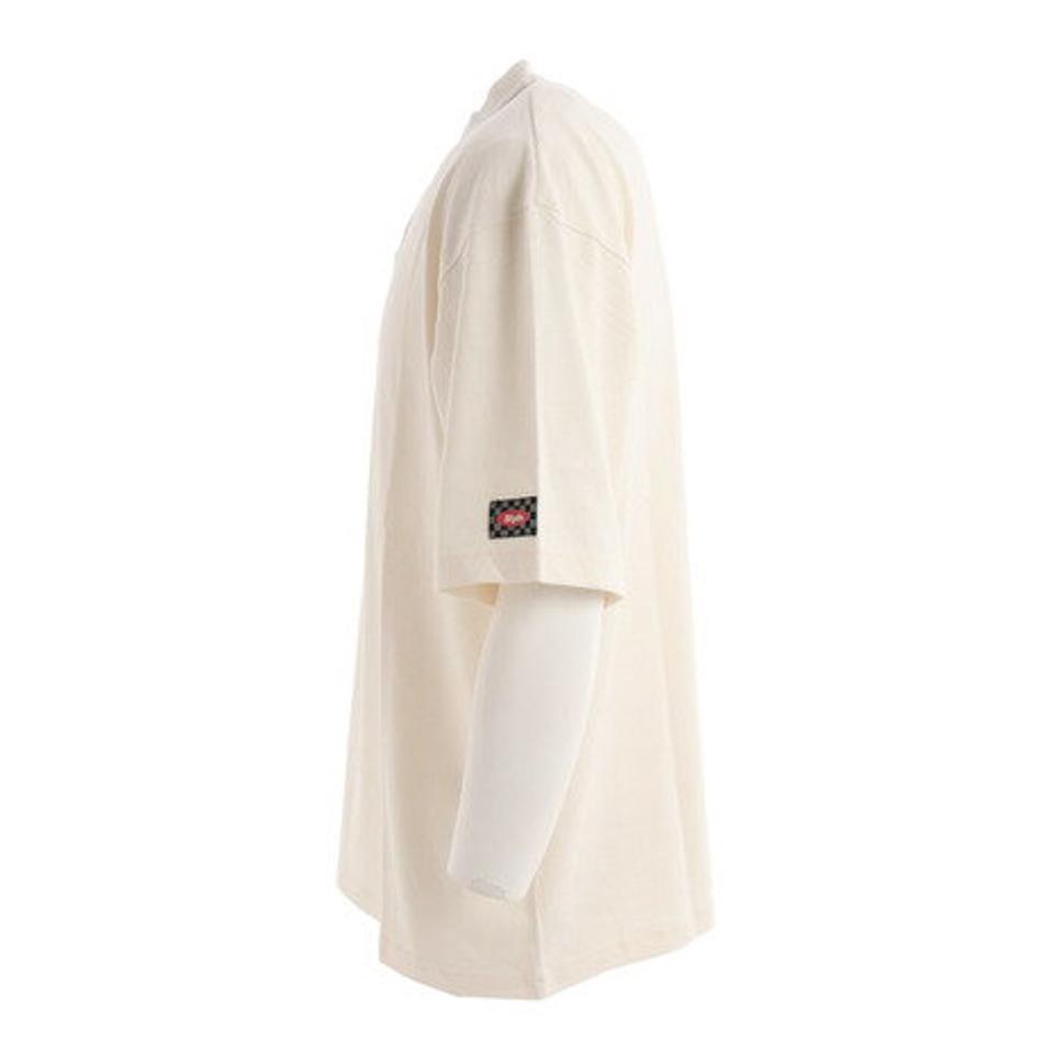 スライド(SLYDE)(メンズ)ヘンリーネック半袖Tシャツ LYM018-OWHT