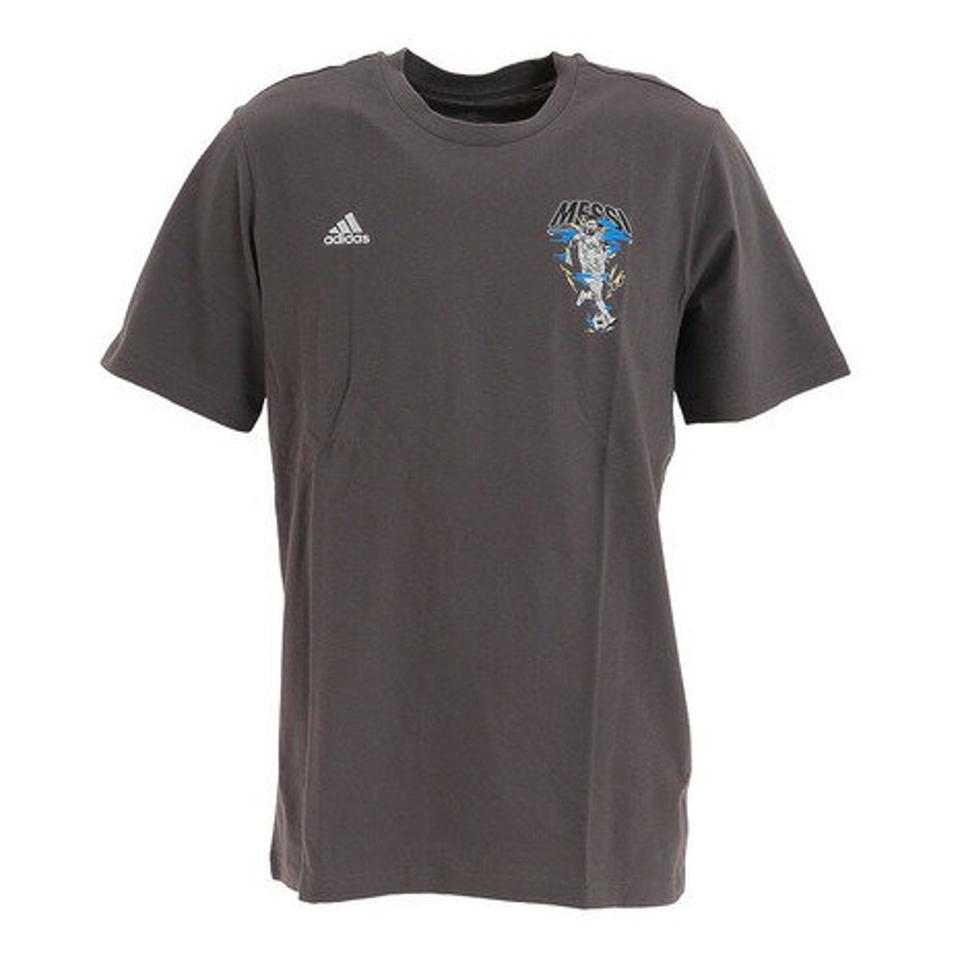 アディダス（adidas）（メンズ）サッカーウェア メッシ グラフィックTシャツ DP939-HG1952