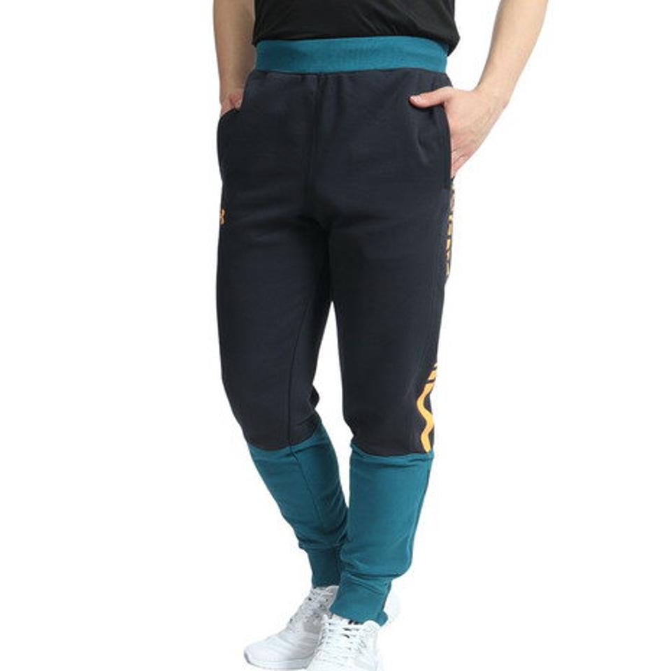 アンダーアーマー（UNDER ARMOUR）（メンズ）バスケットボールウェア スウェット ジョガーパンツ 1375352 002