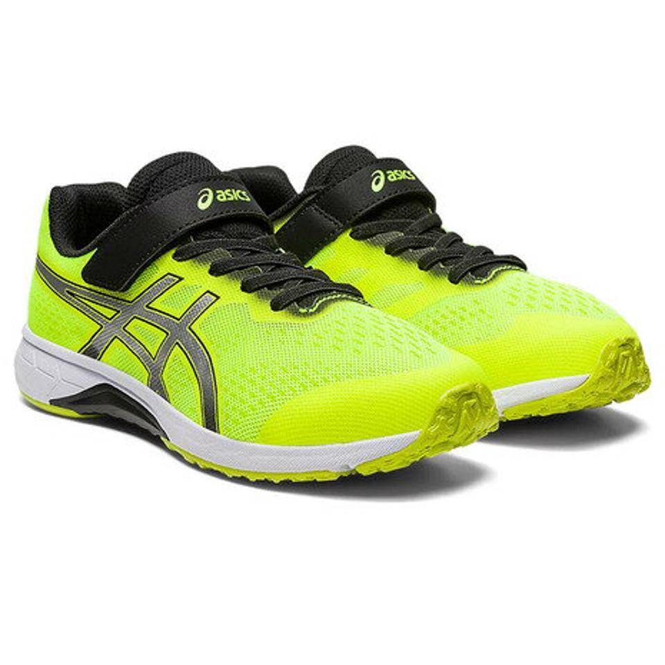アシックス（ASICS）（キッズ）ジュニアシューズ レーザービーム RH-MG イエロー 1154A146.750 スニーカー ランニング スポーツ ベルクロ ベルト付き 消臭