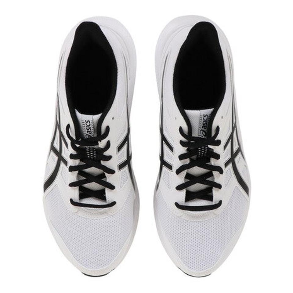 【7/17 9:59までエントリーでP5倍！】アシックス（ASICS）（メンズ）ランニングシューズ ジョルト 4 ホワイト ブラック 1011B602.101 スニーカー トレーニング ウォーキング 快適 部活 登校