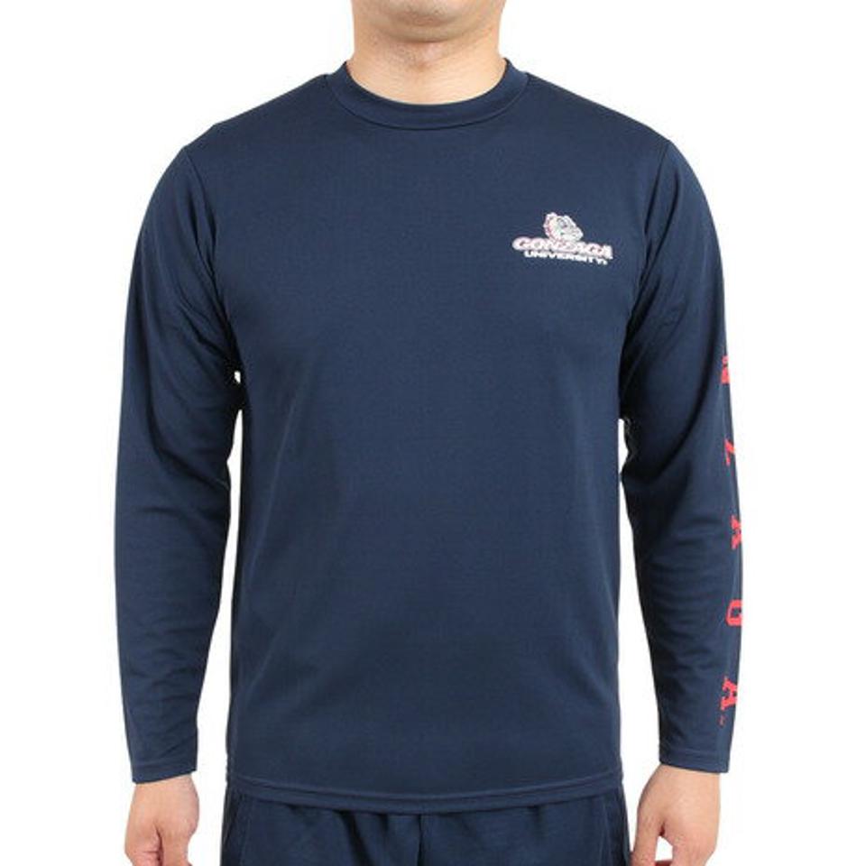 カレッジ（College）（メンズ）バスケットボールウェア UVカット 長袖プラクティスシャツ GZG CL8223004 冷感 速乾