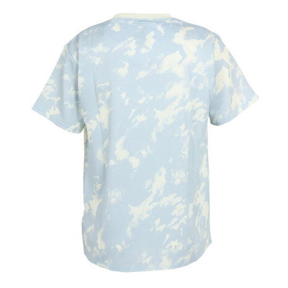 アクター（AKTR）（メンズ、レディース）バスケットボールウェア ゴースト カモ ロゴ半袖Tシャツ 222-011005 BL