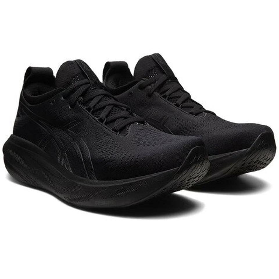 アシックス（ASICS）（メンズ）ランニングシューズ ゲル ニンバス 25 GEL-NIMBUS 25 黒 1011B547.002 スニーカー ジョギング ウォーキング 厚底 軽量