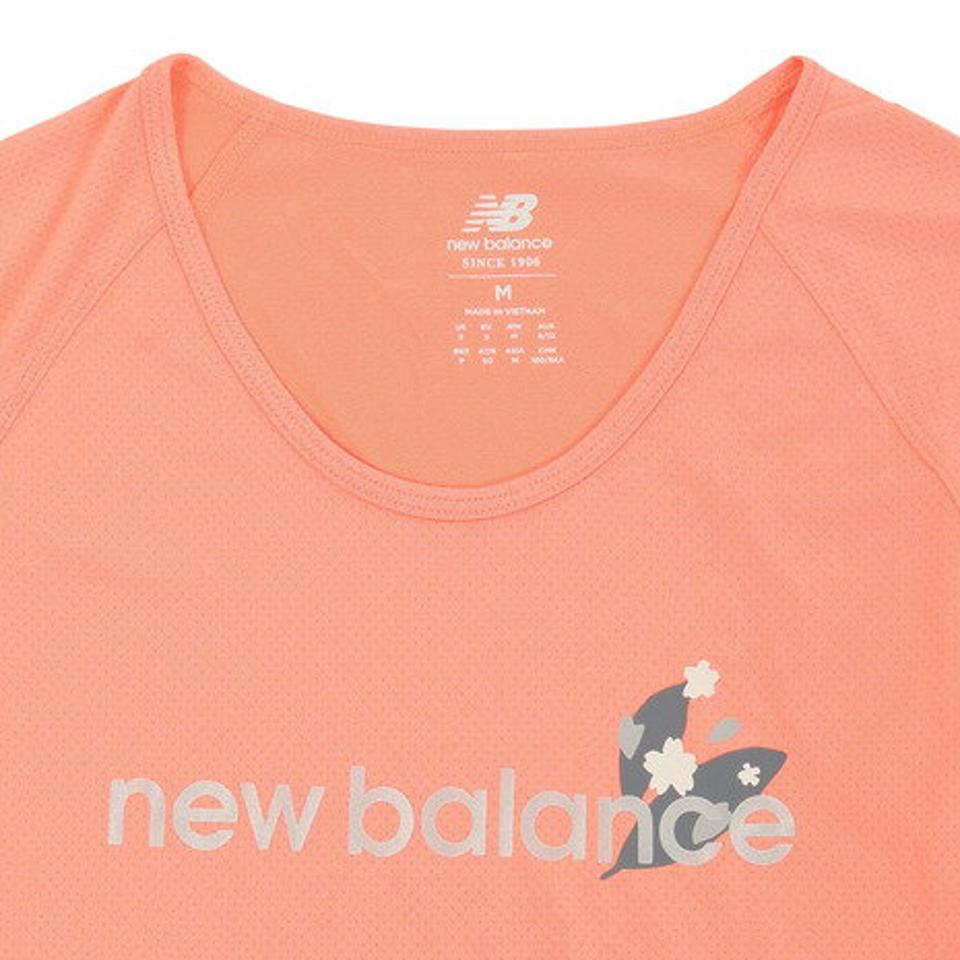 ニューバランス（new balance）（レディース）Tシャツ ランニングシャツ AWT1107YPPR