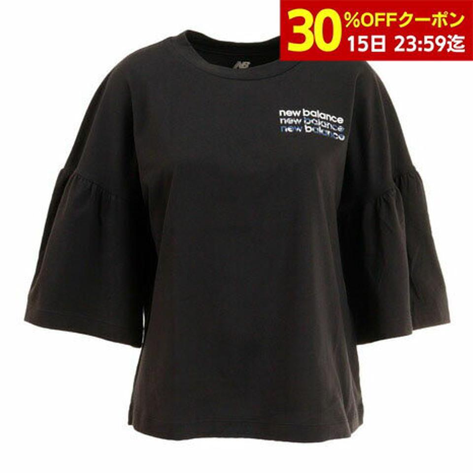 ニューバランス（new balance）（レディース）N.U.A フレアスリーブ Tシャツ WT11125BK