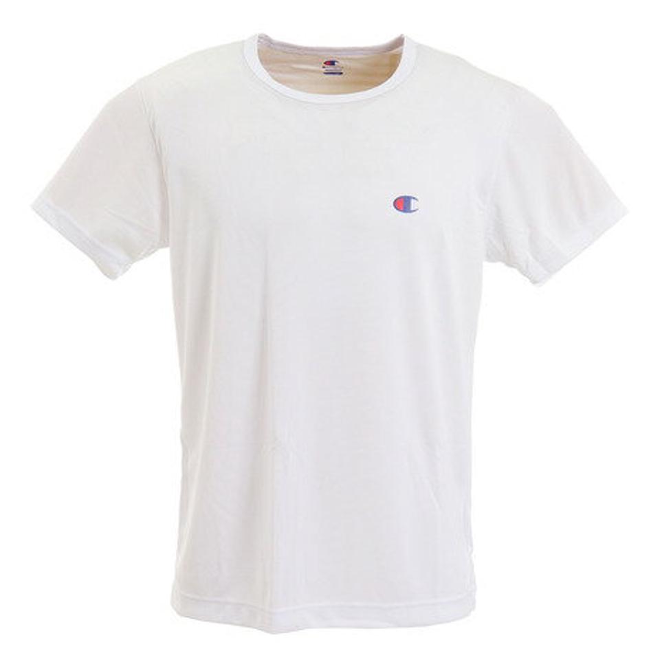 チャンピオン（CHAMPION）（メンズ）半袖Tシャツ メンズ ヘザーメッシュクルーネック CM1-T303S010