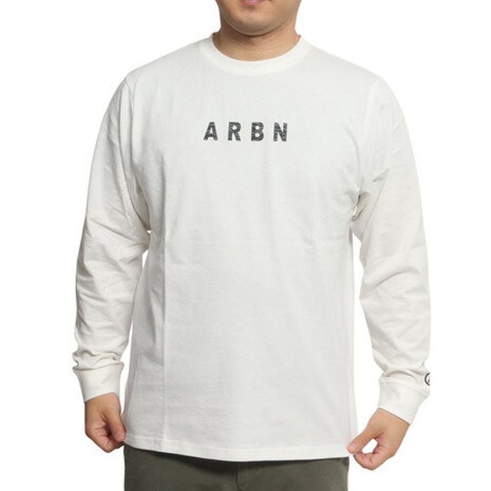 エーアールビーエヌ（ARBN）（メンズ）長袖Tシャツ バックプリント AB2022AWMAPP008WHT