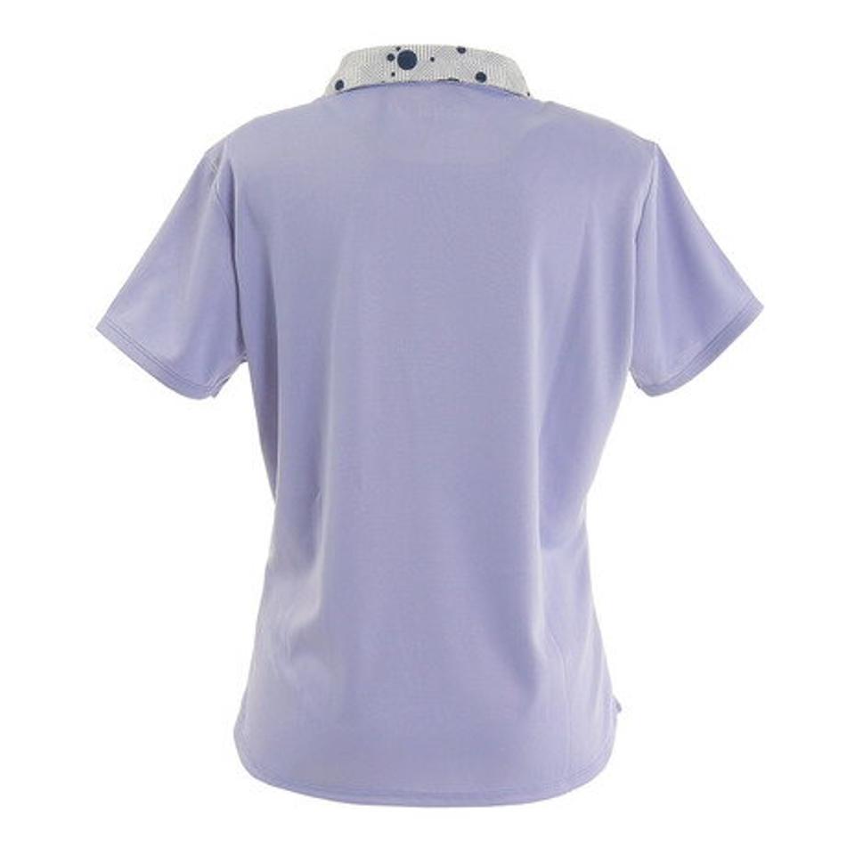 ウィッテム（HUITIEME）（レディース）テニス ドライプラス プリント ポロシャツ HU20FLS733052LBLU