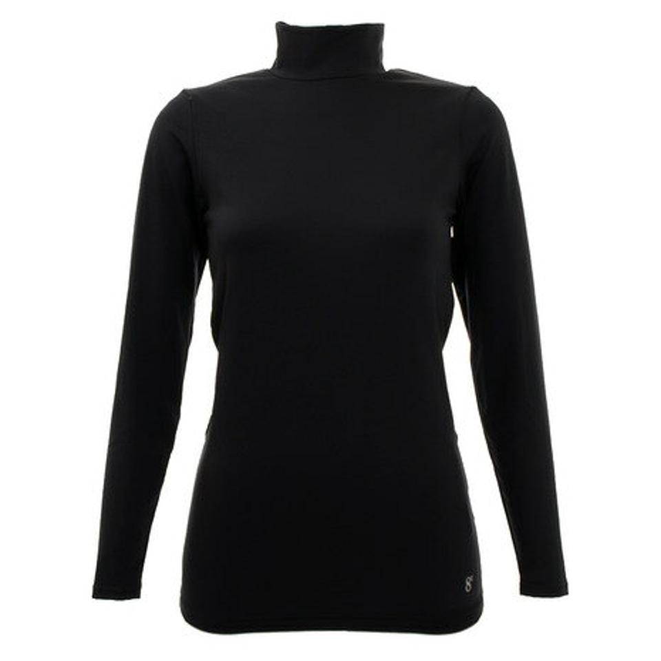 ウィッテム（HUITIEME）（レディース）Brushed ハイネックシャツ HU19F02ES733216BLK 【テニスウェア レディース 】