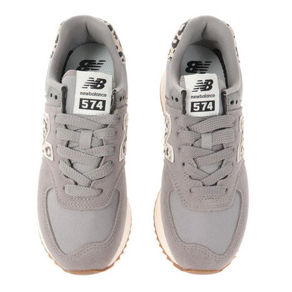 ニューバランス（new balance）（レディース）スニーカー 574+ グレー WL574ZDB B スポーツ カジュアル シューズ タウン 厚底 モダン 普段履き 通勤