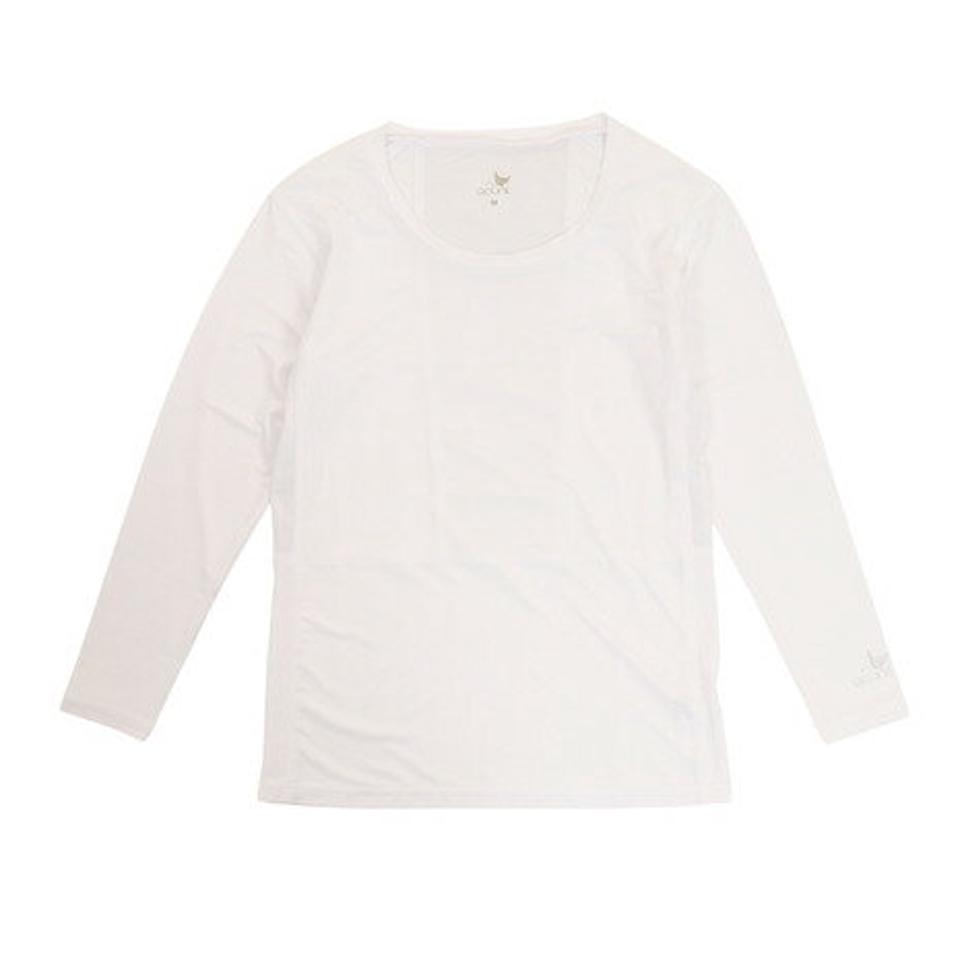 クランク（CLUNK）（レディース）冷感 Uネックアンダーシャツ CL5MUU11 WHT