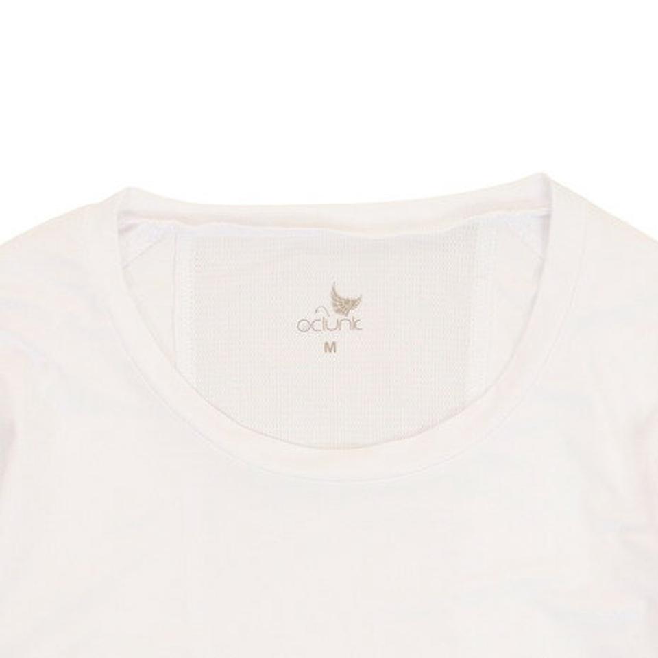 クランク（CLUNK）（レディース）冷感 Uネックアンダーシャツ CL5MUU11 WHT