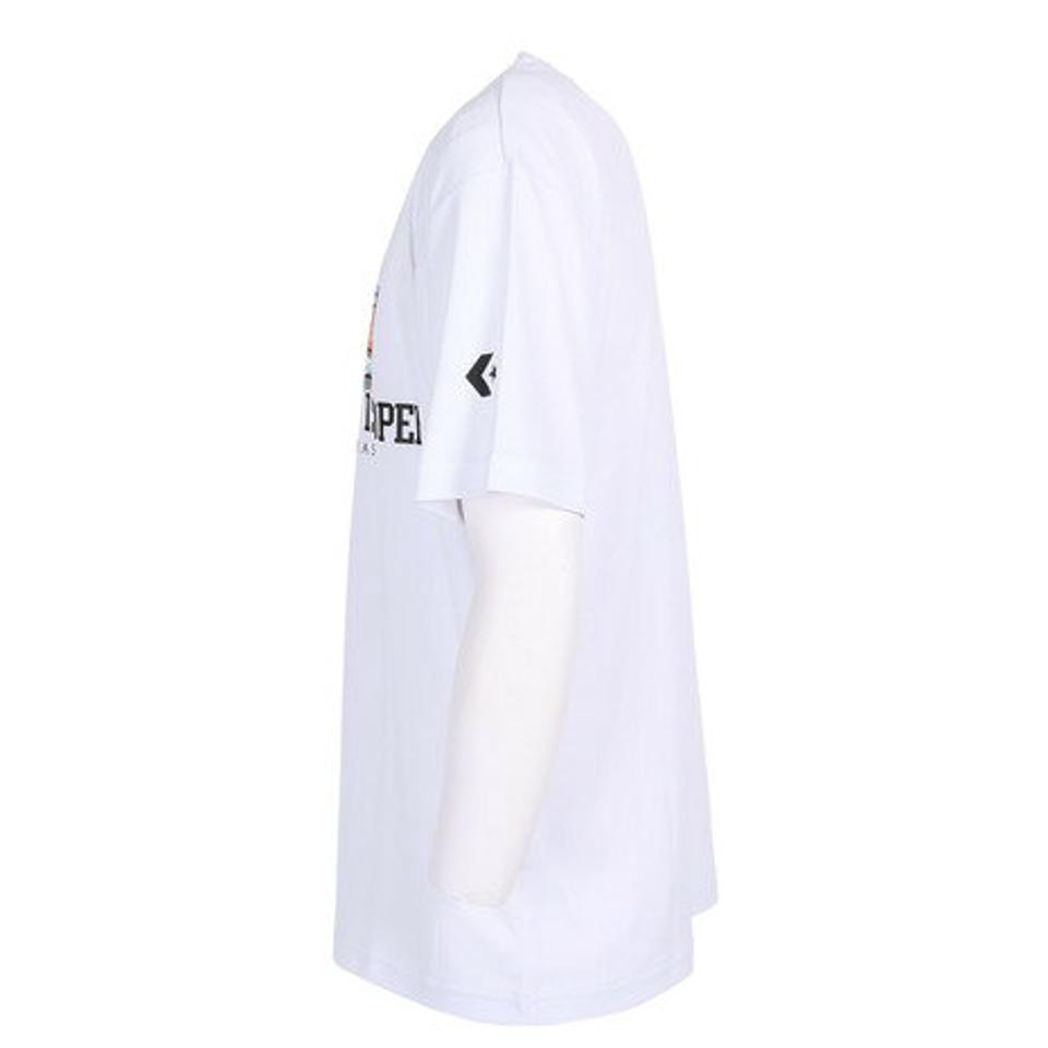 コンバース（CONVERSE）（メンズ）バスケットボールウェア プリントTシャツ CB231363-1100