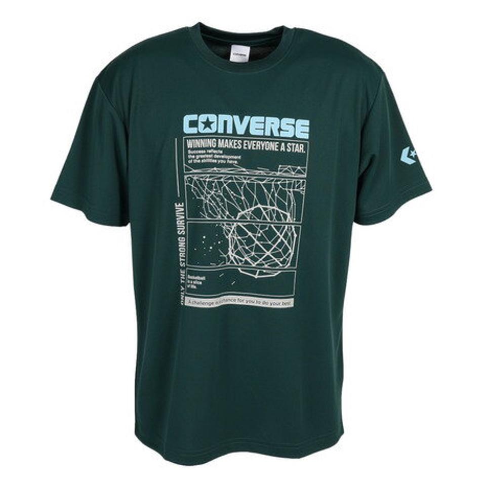 コンバース(CONVERSE)(メンズ)バスケットボールウェア プリントTシャツ CB231362-4700